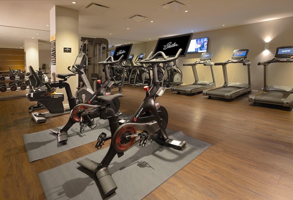 Fitness center at The Statler Dallas, Curio Collection by Hilton