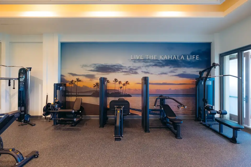 Fitness center at The Kahala Hotel & Resort