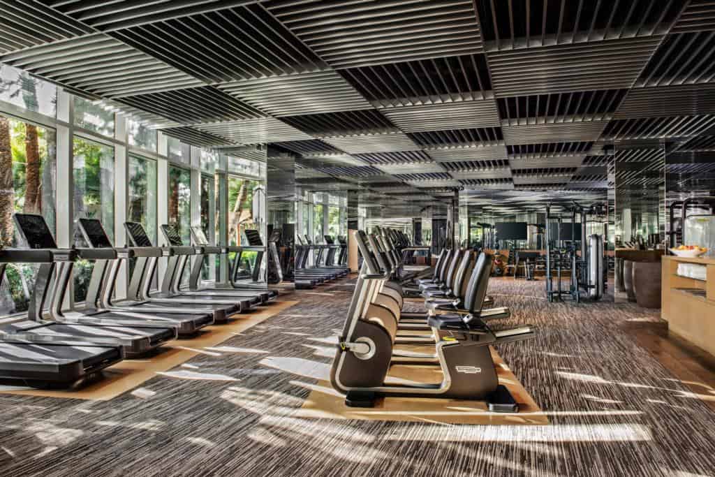 Fitness center at ARIA Resort & Casino