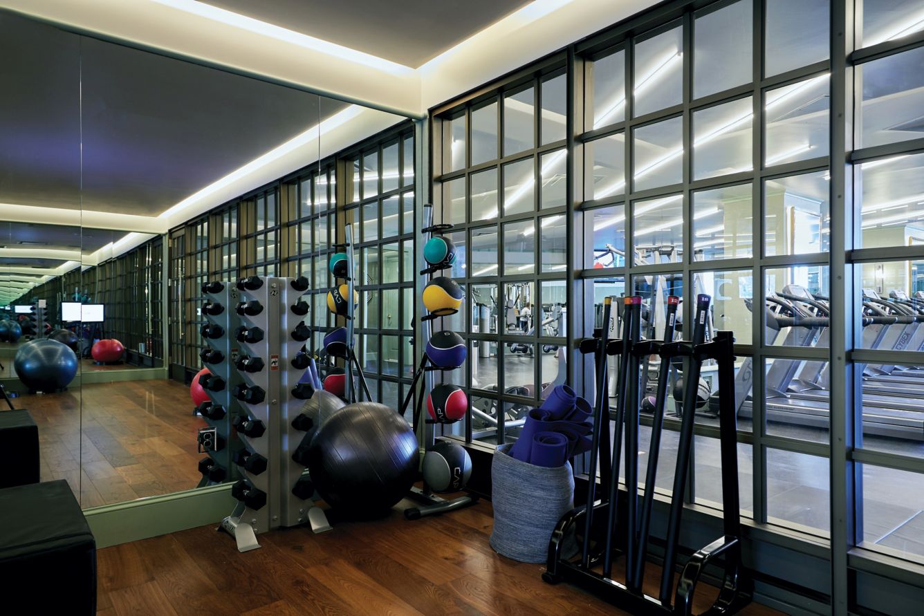 Fitness center at NoMad Las Vegas