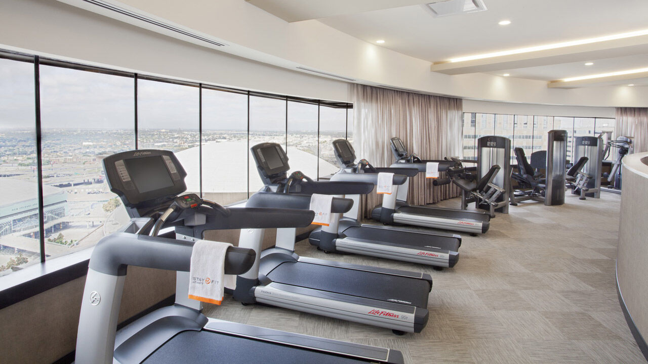 Fitness center at Hyatt Regency New Orleans