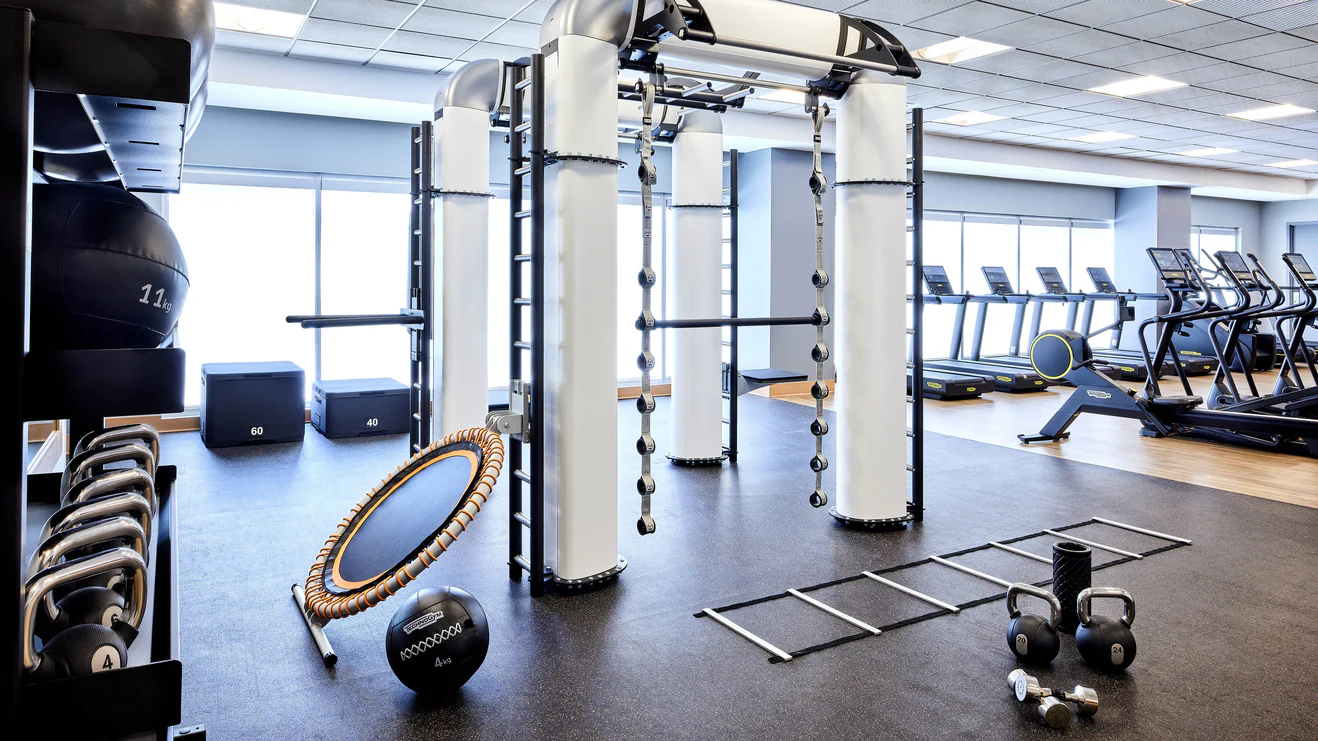 Fitness center at Sheraton Phoenix Downtown