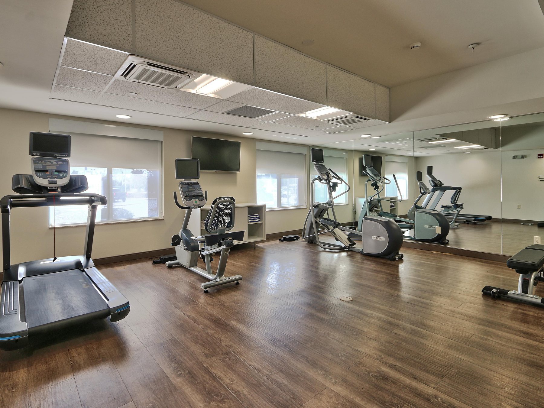 Fitness center at Holiday Inn Express & Suites Albuquerque Historic Old Town