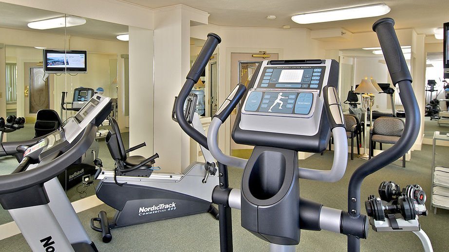 Fitness center at The Lakefront Anchorage