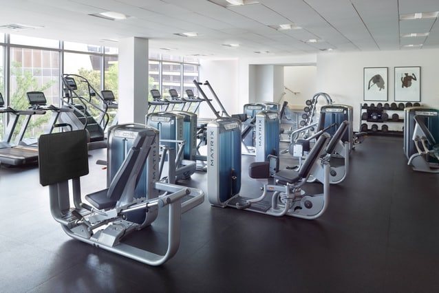 Fitness center at Atlanta Marriott Marquis