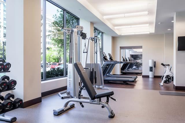 Fitness center at Signia by Hilton Atlanta Georgia World Congress Center