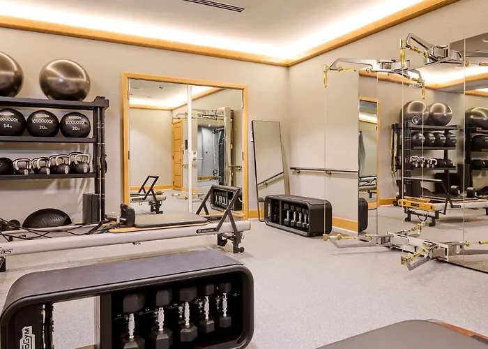 Fitness center at Mandarin Oriental, Boston