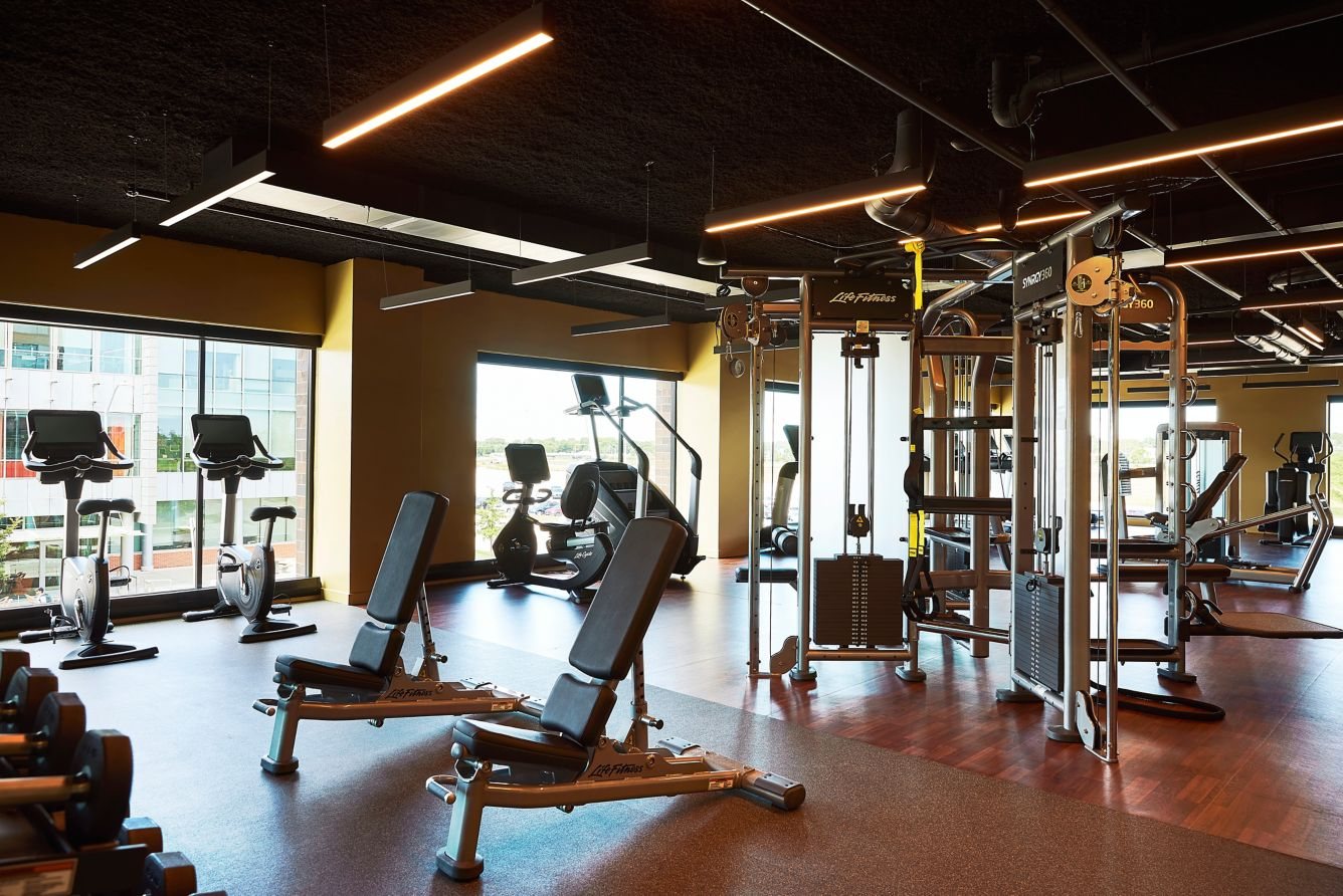 Fitness center at Hotel Lincoln