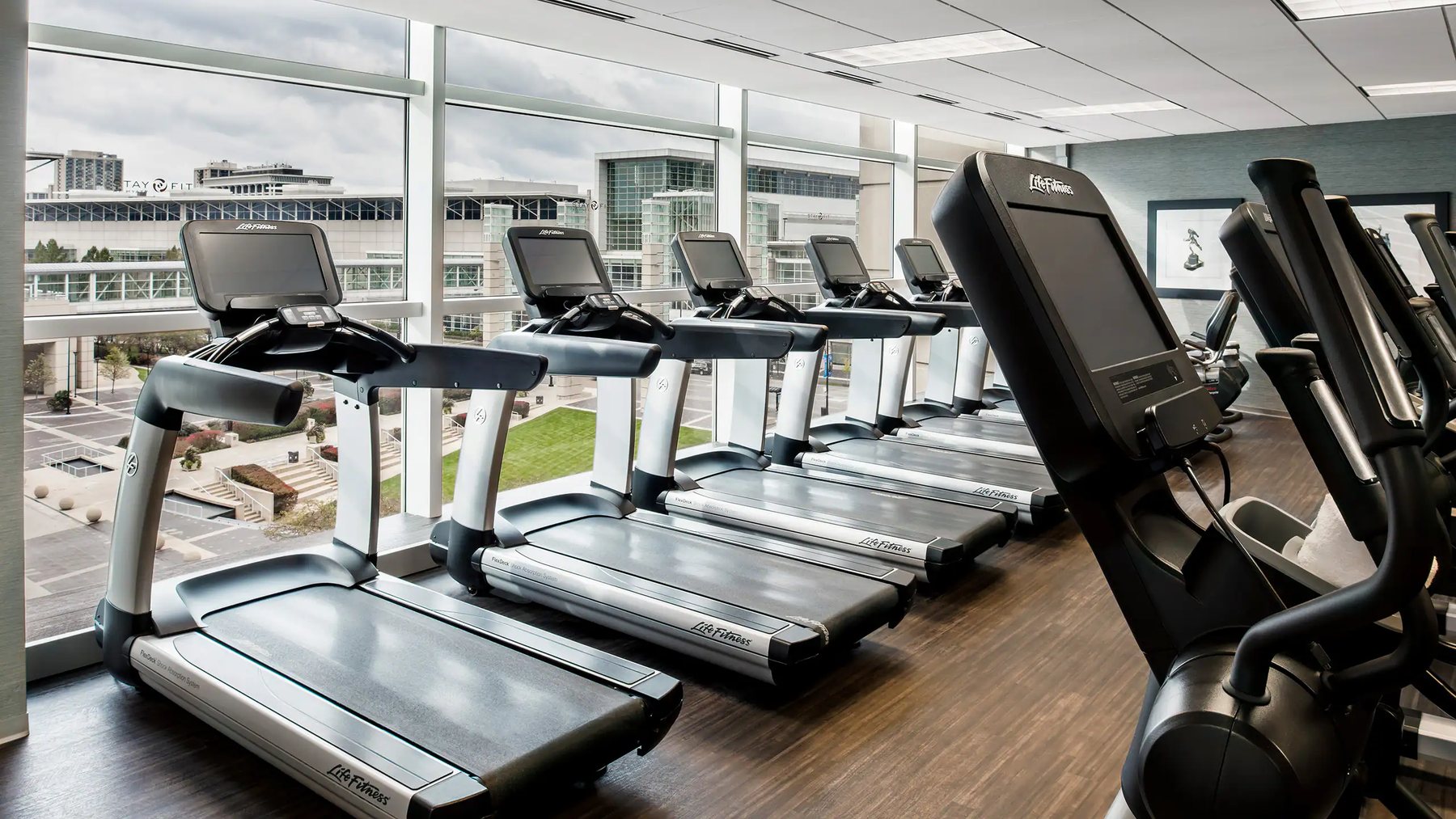 Fitness center at Hyatt Regency McCormick Place