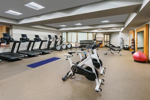 Fitness center at DoubleTree by Hilton Colorado Springs