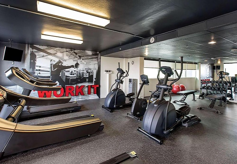 Fitness center at Trumbull and Porter Hotel