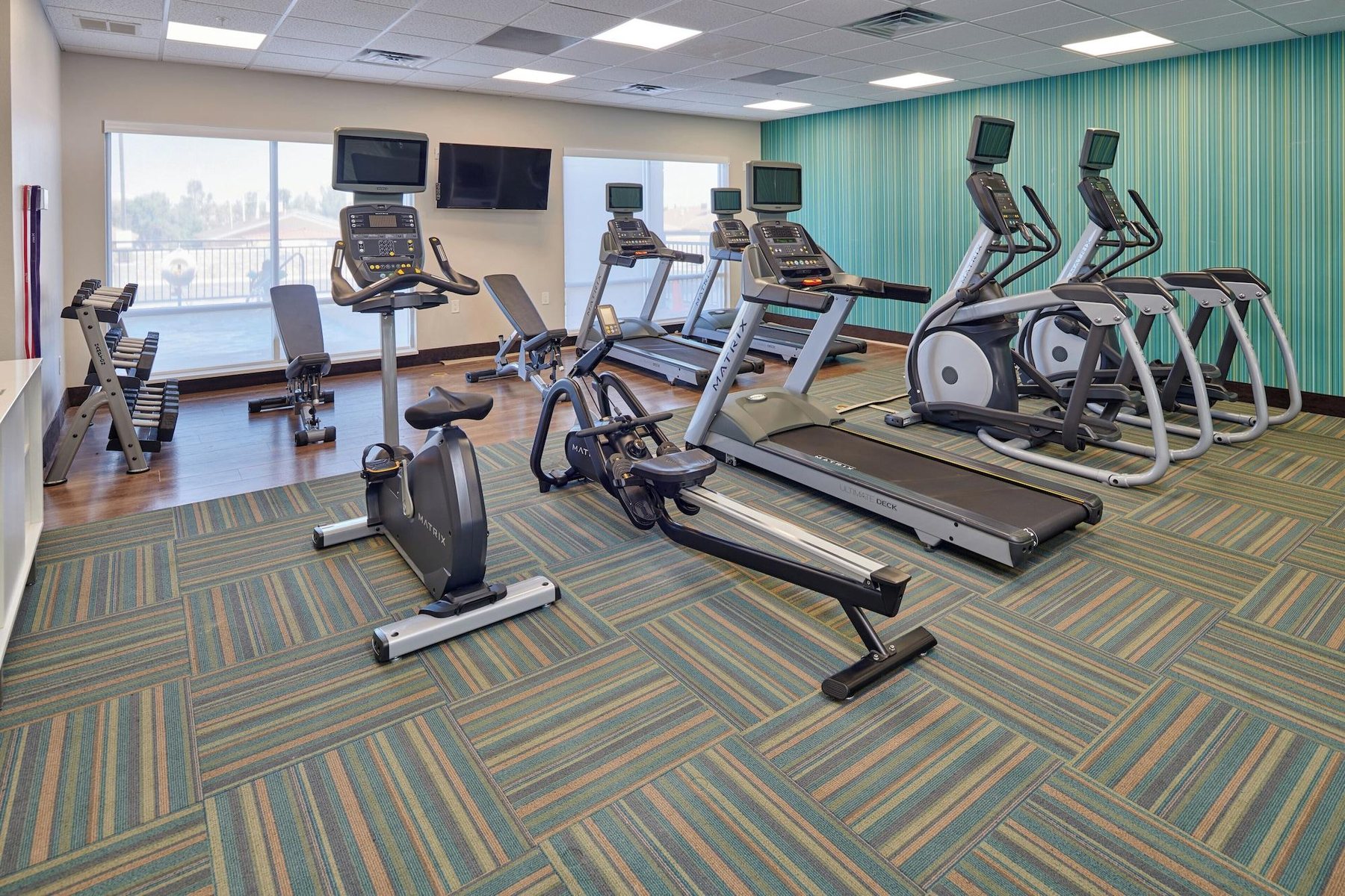 Fitness center at Holiday Inn Express & Suites El Paso–Sunland Park Area