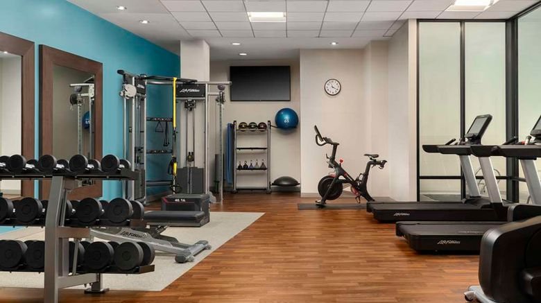 Fitness center at DoubleTree by Hilton Hartford Downtown