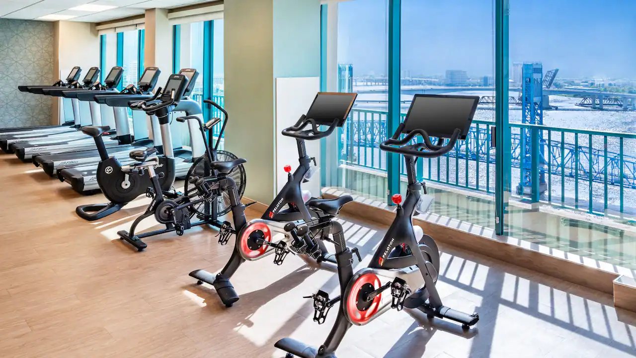 Fitness center at Hyatt Regency Jacksonville Riverfront