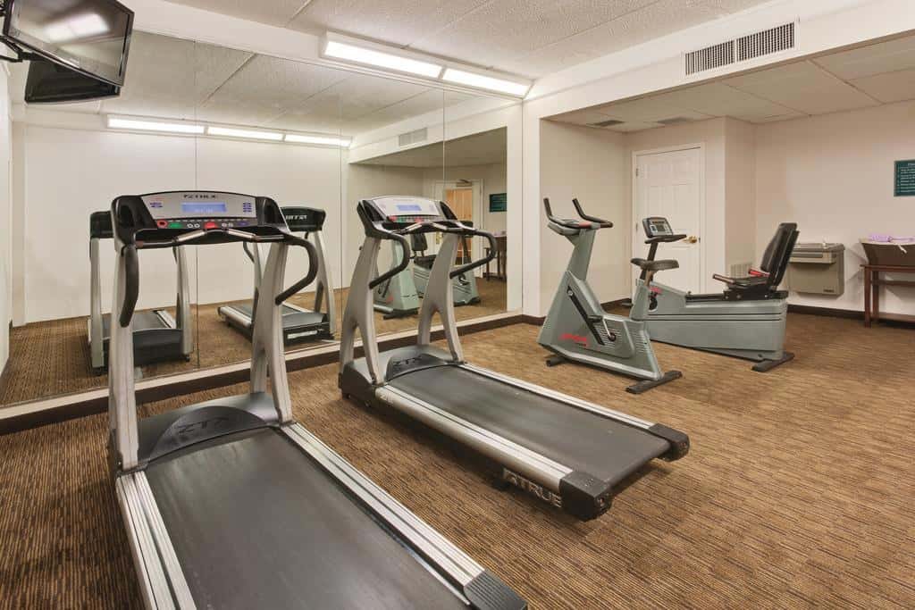Fitness center at La Quinta Inn & Suites by Wyndham Jacksonville Butler Blvd