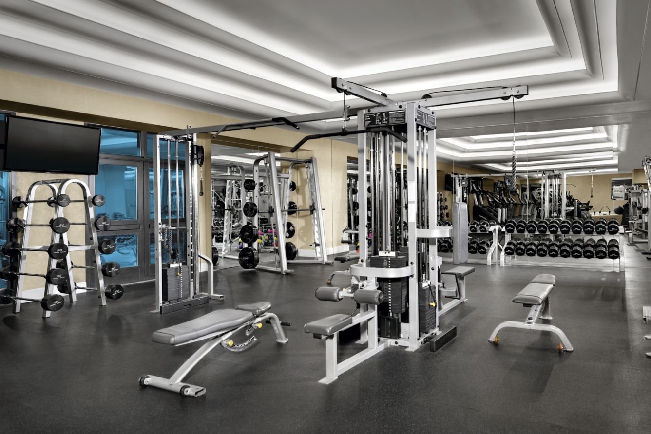 Fitness center at Luxor Hotel & Casino