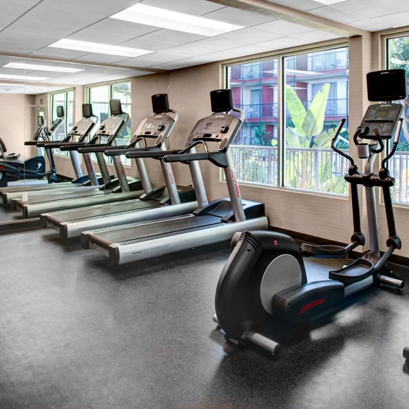 Fitness center at Residence Inn Long Beach