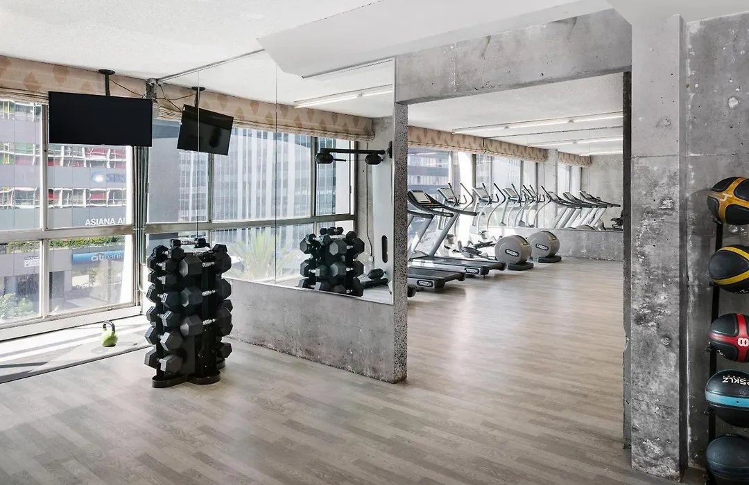 Fitness center at The LINE LA