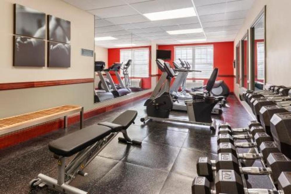 Fitness center at Hu. Hotel