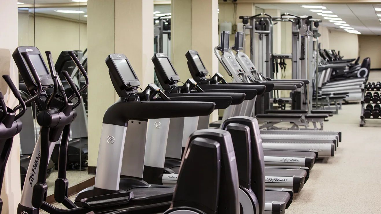 Fitness center at Renaissance Waterford Oklahoma City Hotel
