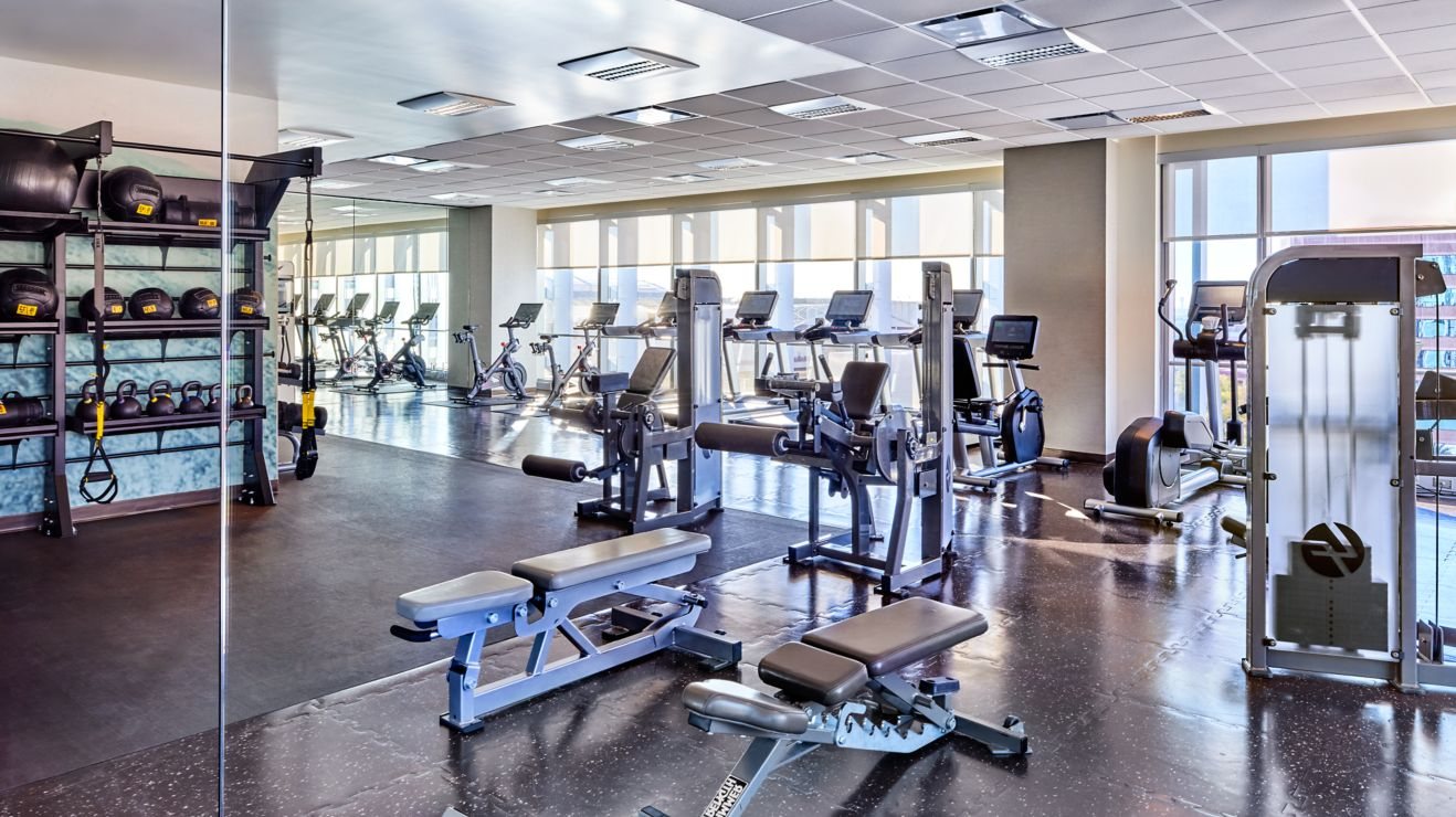 Fitness center at The Westin Phoenix Downtown