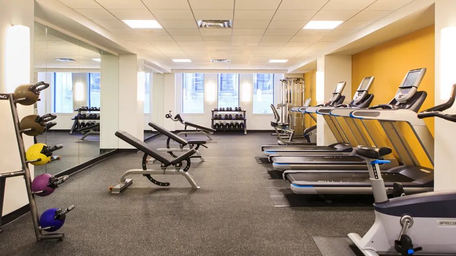 Fitness center at Kimpton Hotel Monaco Pittsburgh