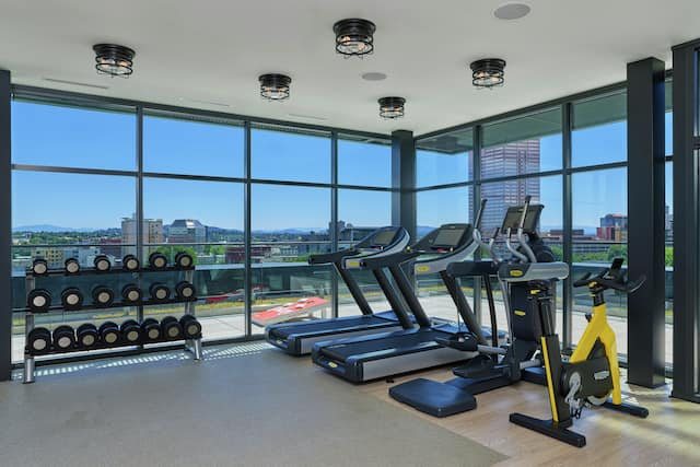 Fitness center at Canopy by Hilton Portland Pearl District