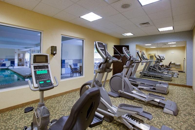 Fitness center at Holiday Inn Express & Suites Raleigh SW - NC State