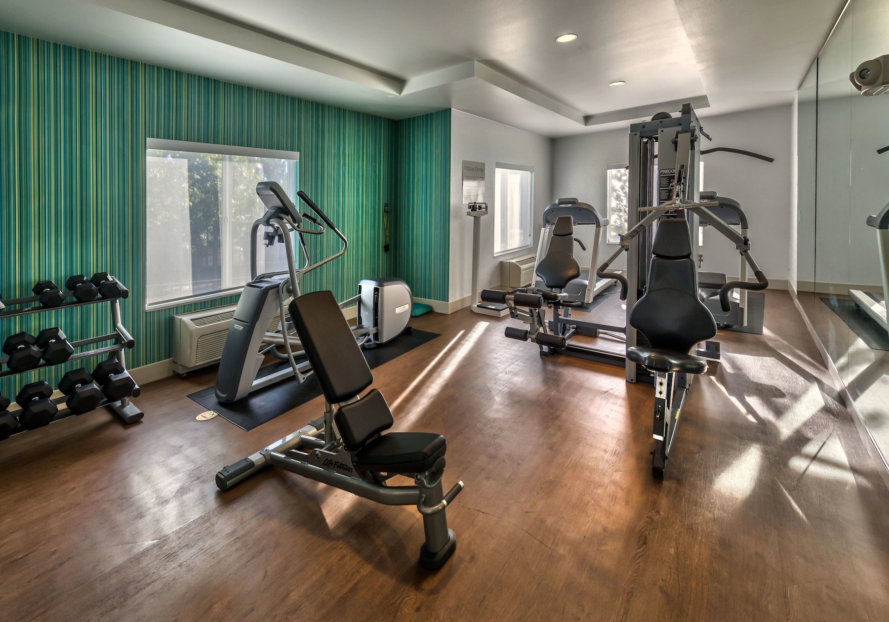 Fitness center at Holiday Inn Express & Suites Reno Airport