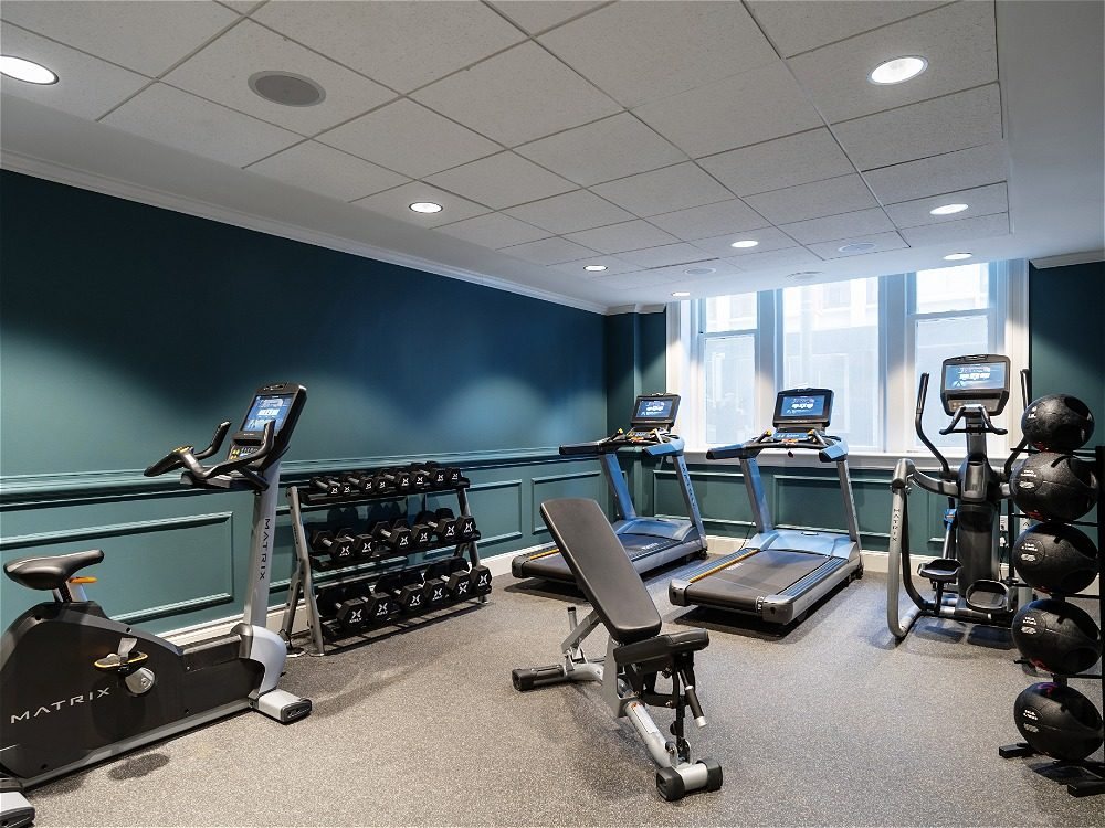 Fitness center at The Commonwealth