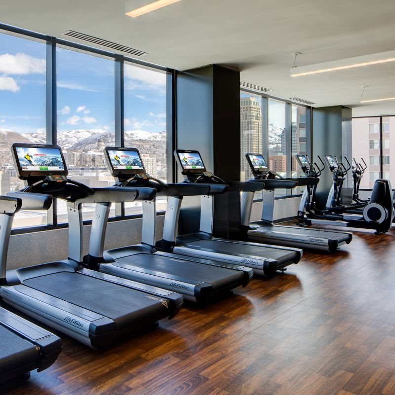 Fitness center at Le Méridien Salt Lake City Downtown