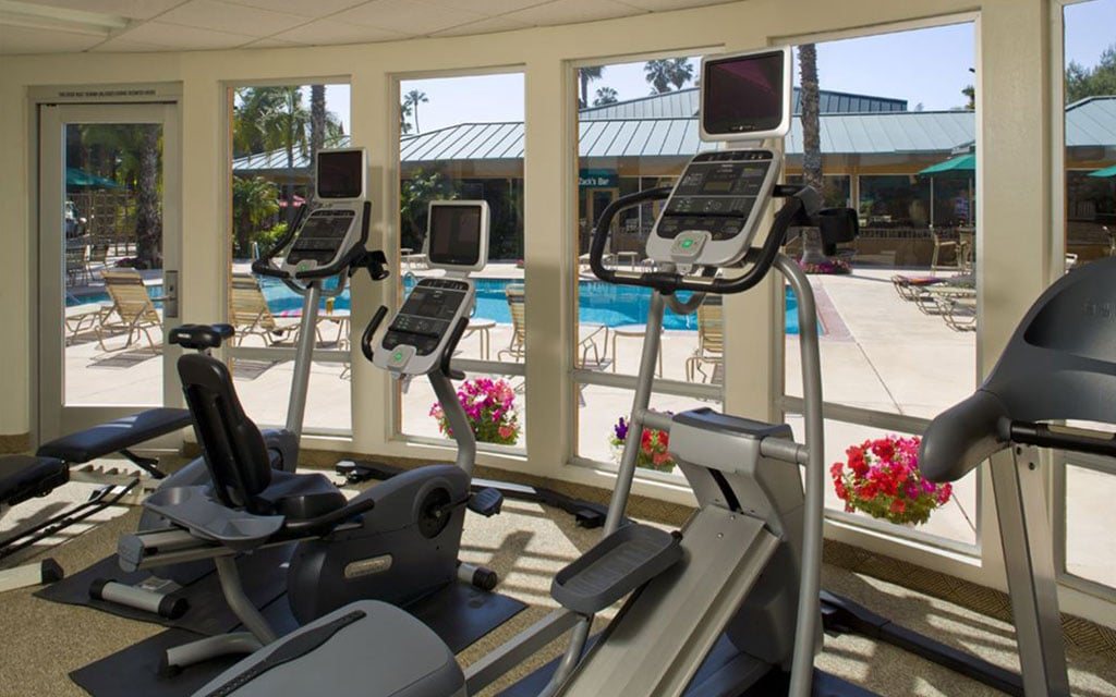 Fitness center at Best Western Seven Seas