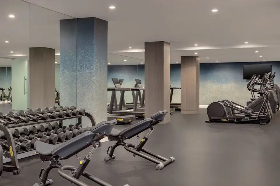 Fitness center at Signia by Hilton San Jose