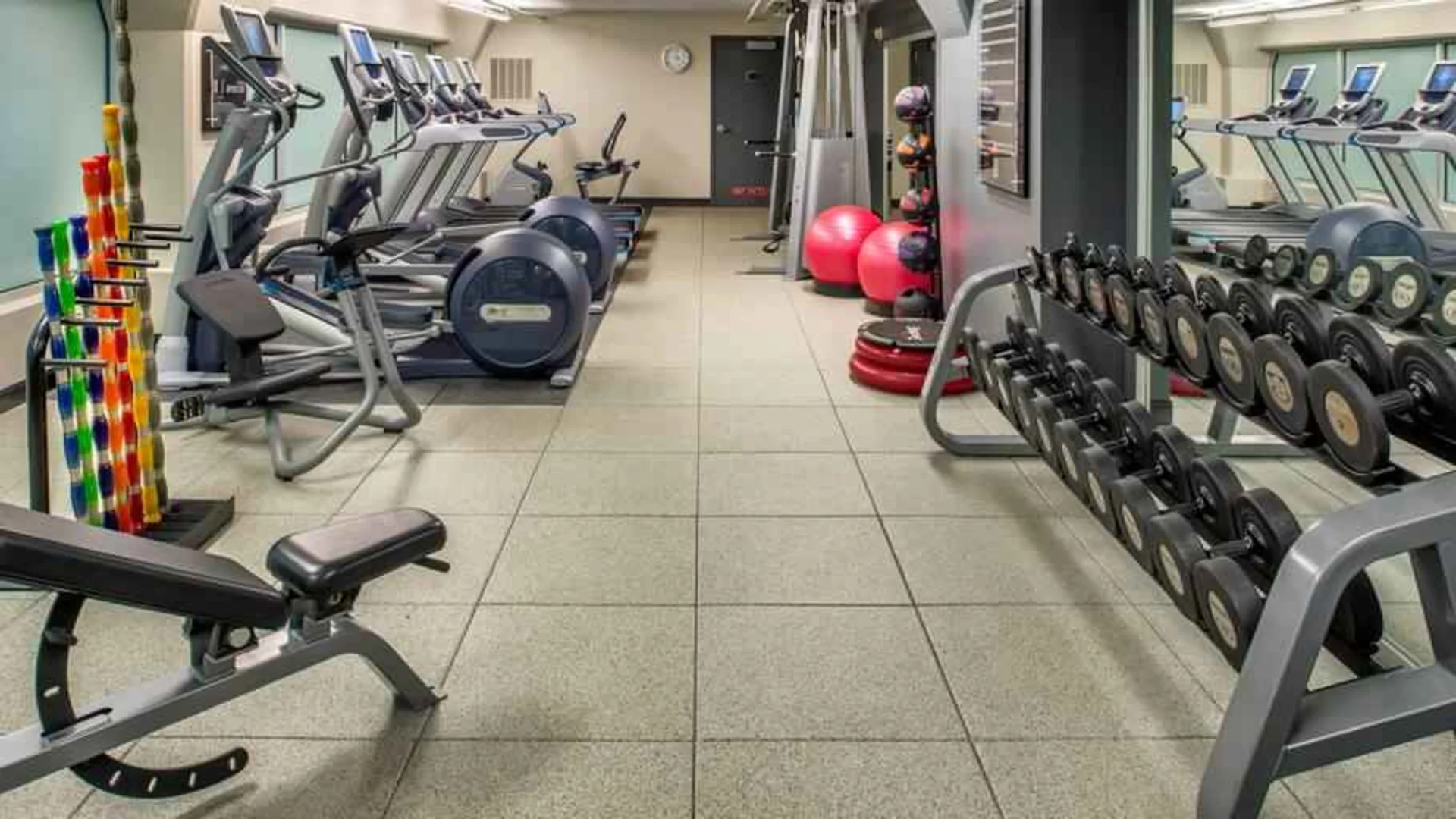 Fitness center at Embassy Suites by Hilton Portland Downtown
