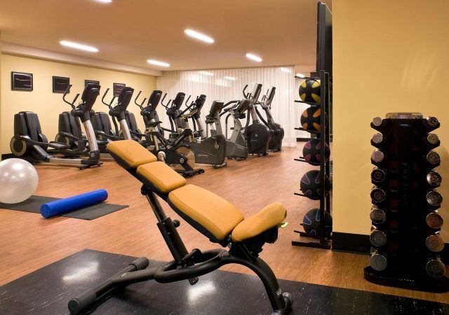 Fitness center at The Nines, a Luxury Collection Hotel, Portland