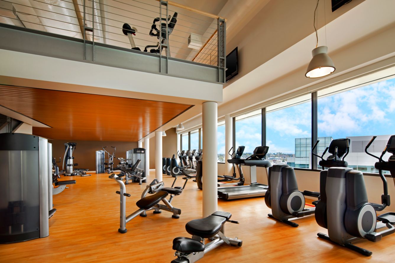 Fitness center at Sheraton Grand Seattle