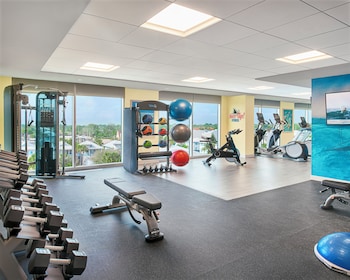 Fitness center at Epicurean Hotel, Autograph Collection