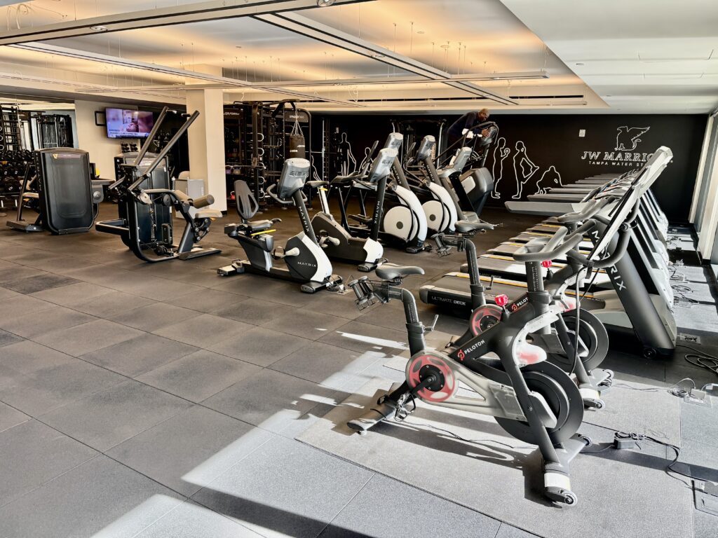 Fitness center at JW Marriott Tampa Water Street