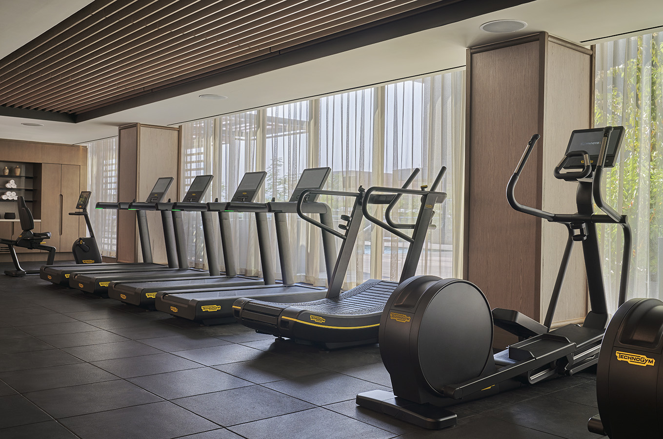 Fitness center at Pendry Washington DC – The Wharf