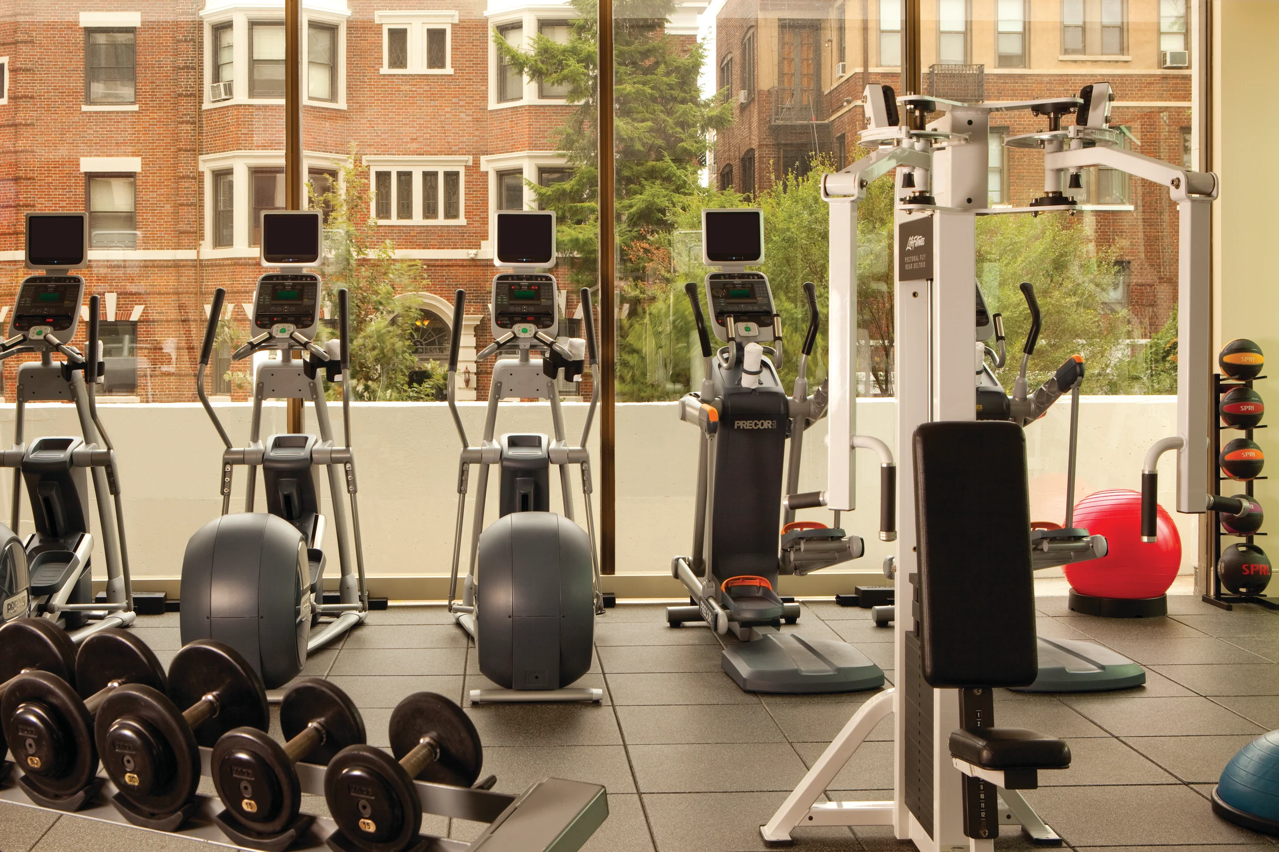 Fitness center at Washington Hilton